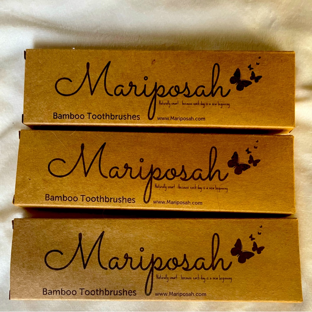 12 bamboo toothbrushes. 3 - 4 pks